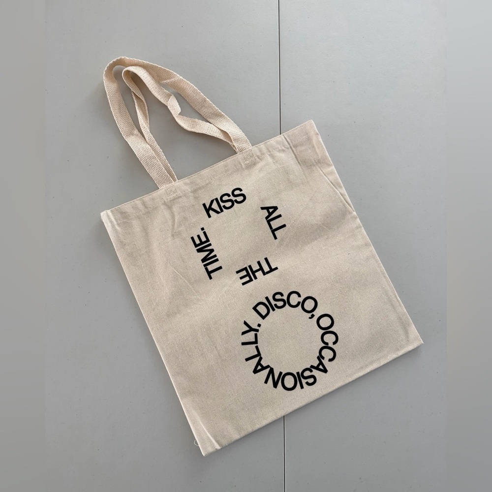 Harry Styles | "Kiss All The Time, Disco Occasionally pop up shop tote bag
